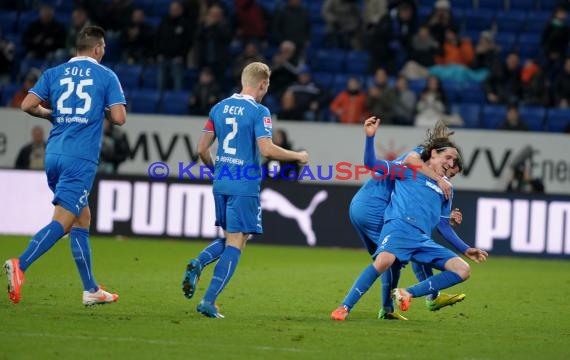 1. Fußball Bundesliga TSG 1899 Hoffenheim - Hannover 96 Wirsol Rhein Neckar Arena Sinsheim 26.03.2014 (© Fotostand / Loerz)