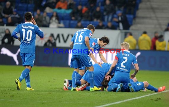 1. Fußball Bundesliga TSG 1899 Hoffenheim - Hannover 96 Wirsol Rhein Neckar Arena Sinsheim 26.03.2014 (© Fotostand / Loerz)