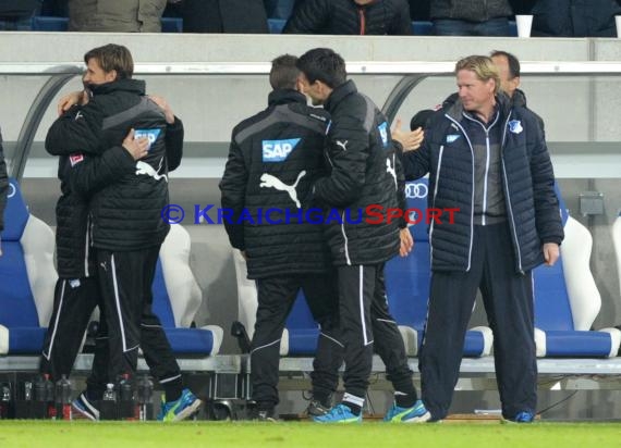 1. Fußball Bundesliga TSG 1899 Hoffenheim - Hannover 96 Wirsol Rhein Neckar Arena Sinsheim 26.03.2014 (© Fotostand / Loerz)