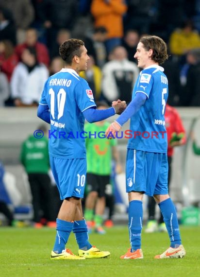 1. Fußball Bundesliga TSG 1899 Hoffenheim - Hannover 96 Wirsol Rhein Neckar Arena Sinsheim 26.03.2014 (© Fotostand / Loerz)