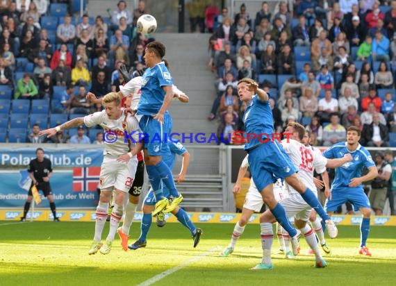 1. Fußball Bundesliga TSG 1899 Hoffenheim - FC Augsburg Wirsol Rhein Neckar Arena Sinsheim 12.04.2014 (© Fotostand / Loerz)