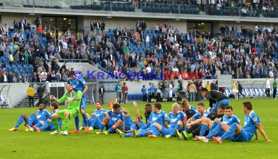 1. Fußball Bundesliga TSG 1899 Hoffenheim - FC Augsburg Wirsol Rhein Neckar Arena Sinsheim 12.04.2014 (© Fotostand / Loerz)