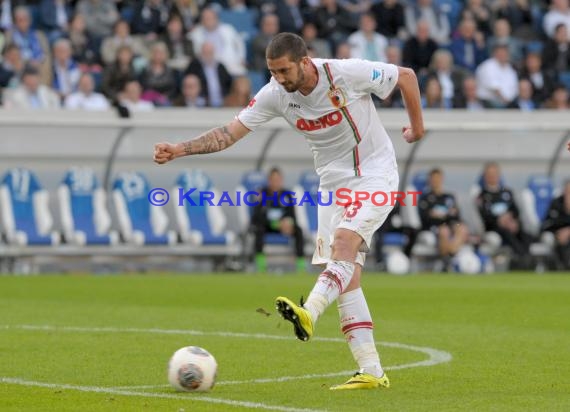 1. Fußball Bundesliga TSG 1899 Hoffenheim - FC Augsburg Wirsol Rhein Neckar Arena Sinsheim 12.04.2014 (© Fotostand / Loerz)