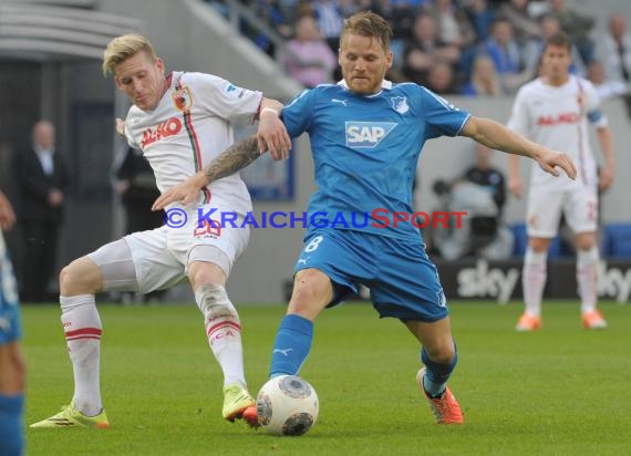 1. Fußball Bundesliga TSG 1899 Hoffenheim - FC Augsburg Wirsol Rhein Neckar Arena Sinsheim 12.04.2014 (© Fotostand / Loerz)