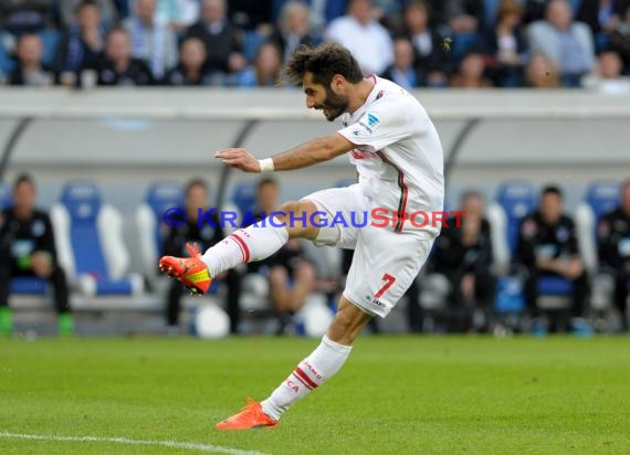 1. Fußball Bundesliga TSG 1899 Hoffenheim - FC Augsburg Wirsol Rhein Neckar Arena Sinsheim 12.04.2014 (© Fotostand / Loerz)