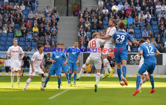 1. Fußball Bundesliga TSG 1899 Hoffenheim - FC Augsburg Wirsol Rhein Neckar Arena Sinsheim 12.04.2014 (© Fotostand / Loerz)