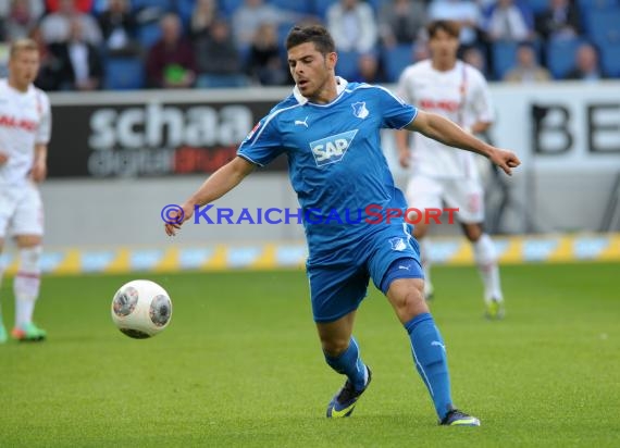 1. Fußball Bundesliga TSG 1899 Hoffenheim - FC Augsburg Wirsol Rhein Neckar Arena Sinsheim 12.04.2014 (© Fotostand / Loerz)