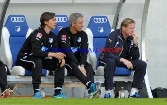 1. Fußball Bundesliga TSG 1899 Hoffenheim - FC Augsburg Wirsol Rhein Neckar Arena Sinsheim 12.04.2014 (© Fotostand / Loerz)