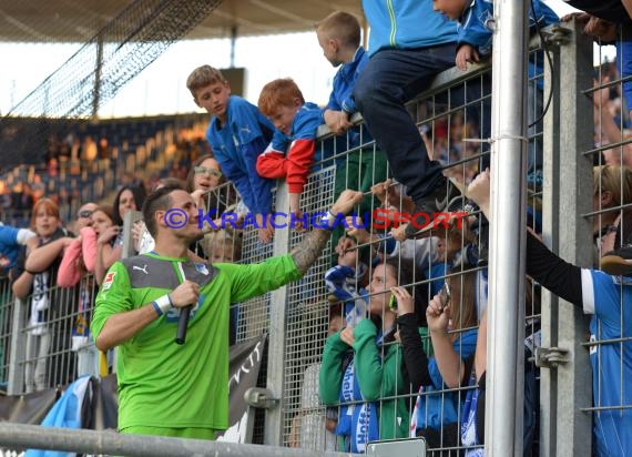 1. Fußball Bundesliga TSG 1899 Hoffenheim - FC Augsburg Wirsol Rhein Neckar Arena Sinsheim 12.04.2014 (© Fotostand / Loerz)