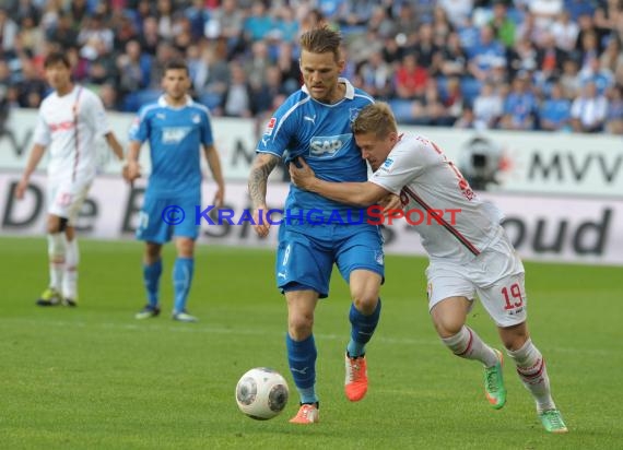 1. Fußball Bundesliga TSG 1899 Hoffenheim - FC Augsburg Wirsol Rhein Neckar Arena Sinsheim 12.04.2014 (© Fotostand / Loerz)