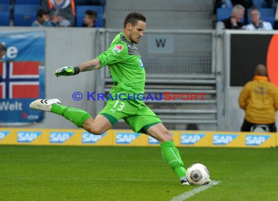 1. Fußball Bundesliga TSG 1899 Hoffenheim - FC Augsburg Wirsol Rhein Neckar Arena Sinsheim 12.04.2014 (© Fotostand / Loerz)