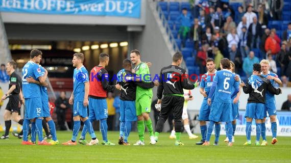 1. Fußball Bundesliga TSG 1899 Hoffenheim - FC Augsburg Wirsol Rhein Neckar Arena Sinsheim 12.04.2014 (© Fotostand / Loerz)