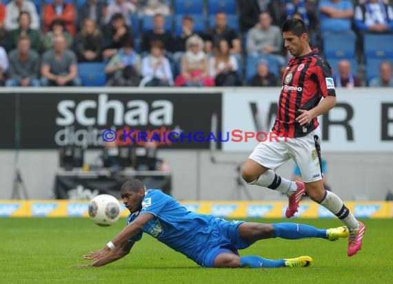 1. Fußball Bundesliga TSG 1899 Hoffenheim - Eintracht Frankfurt Wirsol Rhein Neckar Arena Sinsheim 26.04.2014 (© Fotostand / Loerz)