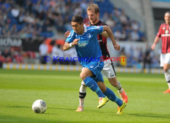 1. Fußball Bundesliga TSG 1899 Hoffenheim - Eintracht Frankfurt Wirsol Rhein Neckar Arena Sinsheim 26.04.2014 (© Fotostand / Loerz)