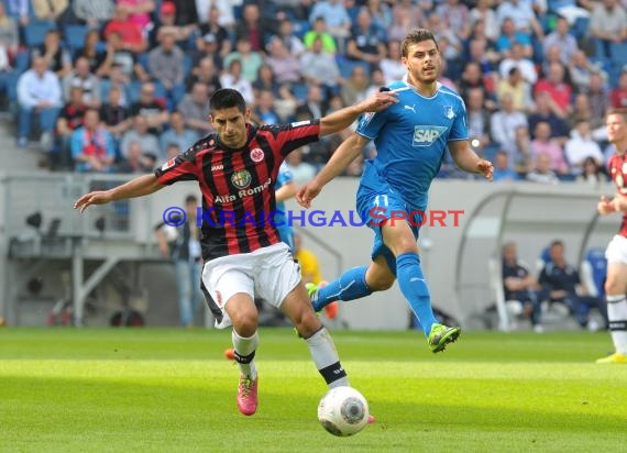 1. Fußball Bundesliga TSG 1899 Hoffenheim - Eintracht Frankfurt Wirsol Rhein Neckar Arena Sinsheim 26.04.2014 (© Fotostand / Loerz)