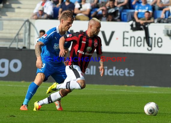 1. Fußball Bundesliga TSG 1899 Hoffenheim - Eintracht Frankfurt Wirsol Rhein Neckar Arena Sinsheim 26.04.2014 (© Fotostand / Loerz)