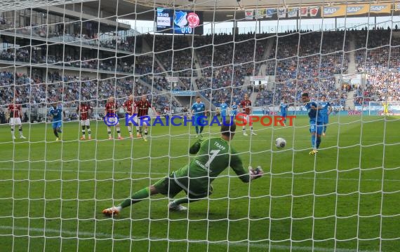 1. Fußball Bundesliga TSG 1899 Hoffenheim - Eintracht Frankfurt Wirsol Rhein Neckar Arena Sinsheim 26.04.2014 (© Fotostand / Loerz)