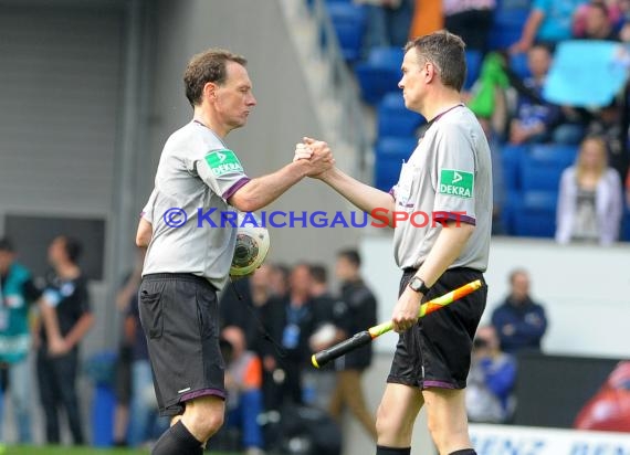 1. Fußball Bundesliga TSG 1899 Hoffenheim - Eintracht Frankfurt Wirsol Rhein Neckar Arena Sinsheim 26.04.2014 (© Fotostand / Loerz)