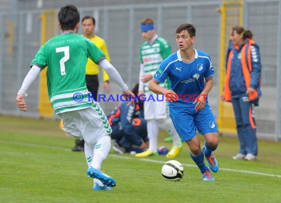 A-Junioren Fussball Bundesliga Süd/Südwest TSG 1899 Hoffenheim - SpVgg Greuther Fürth 03.05.2014 (© Fotostand / Loerz)