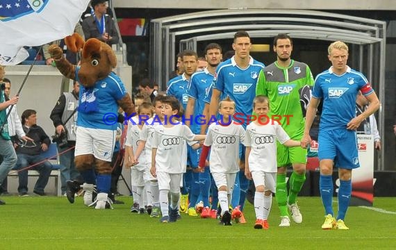 1. Fußball Bundesliga TSG 1899 Hoffenheim - Eintracht Braunschweig Wirsol Rhein Neckar Arena Sinsheim 10.05.2014 (© Fotostand / Loerz)