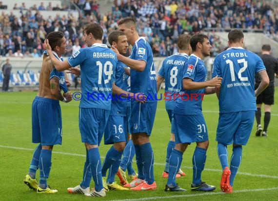 1. Fußball Bundesliga TSG 1899 Hoffenheim - Eintracht Braunschweig Wirsol Rhein Neckar Arena Sinsheim 10.05.2014 (© Fotostand / Loerz)