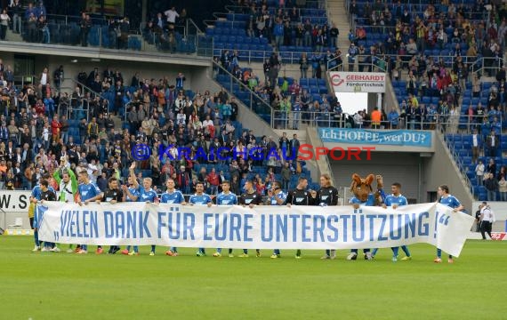 1. Fußball Bundesliga TSG 1899 Hoffenheim - Eintracht Braunschweig Wirsol Rhein Neckar Arena Sinsheim 10.05.2014 (© Fotostand / Loerz)