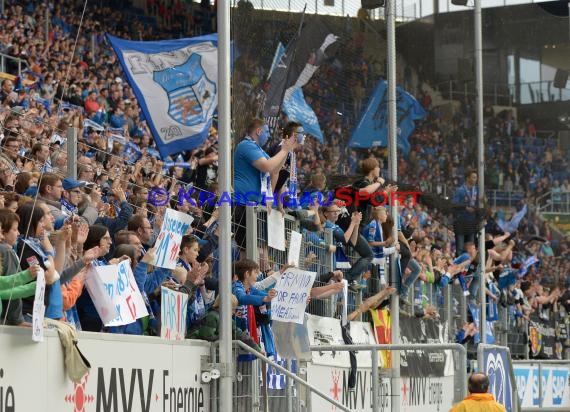 1. Fußball Bundesliga TSG 1899 Hoffenheim - Eintracht Braunschweig Wirsol Rhein Neckar Arena Sinsheim 10.05.2014 (© Fotostand / Loerz)