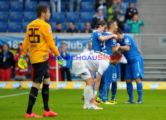 1. Fußball Bundesliga TSG 1899 Hoffenheim - Eintracht Braunschweig Wirsol Rhein Neckar Arena Sinsheim 10.05.2014 (© Fotostand / Loerz)