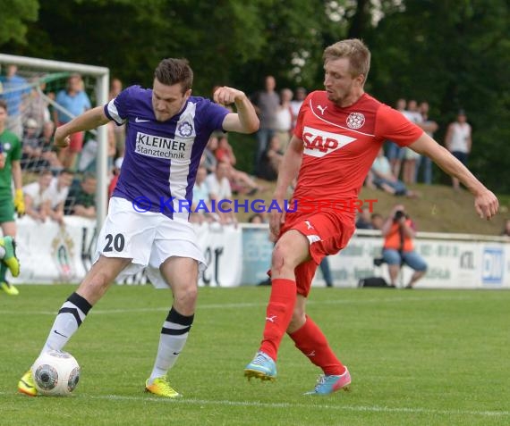 Endspiel FC Astoria Walldorf - FC Nöttingen Krombacher Pokal Baden in Kirrlach (© Siegfried)