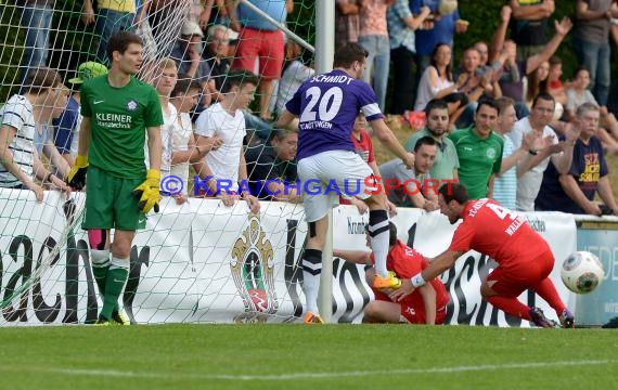 Endspiel FC Astoria Walldorf - FC Nöttingen Krombacher Pokal Baden in Kirrlach (© Siegfried)