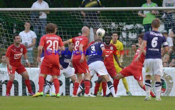 Endspiel FC Astoria Walldorf - FC Nöttingen Krombacher Pokal Baden in Kirrlach (© Siegfried)