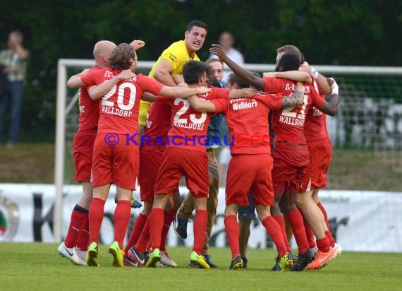 Endspiel FC Astoria Walldorf - FC Nöttingen Krombacher Pokal Baden in Kirrlach (© Siegfried)