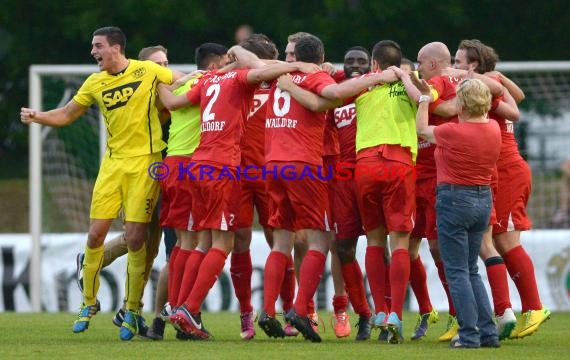 Endspiel FC Astoria Walldorf - FC Nöttingen Krombacher Pokal Baden in Kirrlach (© Siegfried)