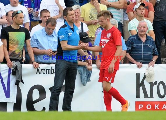 Endspiel FC Astoria Walldorf - FC Nöttingen Krombacher Pokal Baden in Kirrlach (© Siegfried)