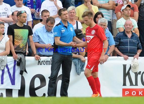 Endspiel FC Astoria Walldorf - FC Nöttingen Krombacher Pokal Baden in Kirrlach (© Siegfried)