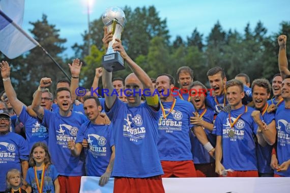 Endspiel FC Astoria Walldorf - FC Nöttingen Krombacher Pokal Baden in Kirrlach (© Siegfried)