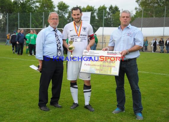 FC Zuzenhausen II - SG Waibstadt 28.05.2014 Finale Krombacher Pokal (© Siegfried)