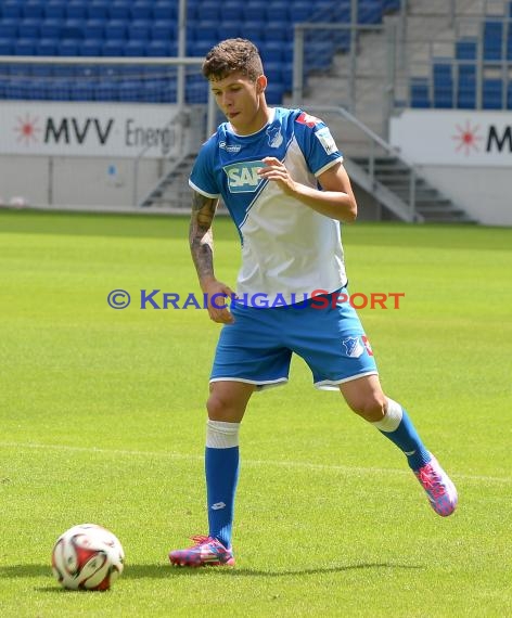 TSG 1899 Hoffenheim Pressekonferenz-Trikotvorstellung-Training in der Wirsol Rhein Neckar Arena Sinsheim 06.07.2014 (© Fotostand / Loerz)