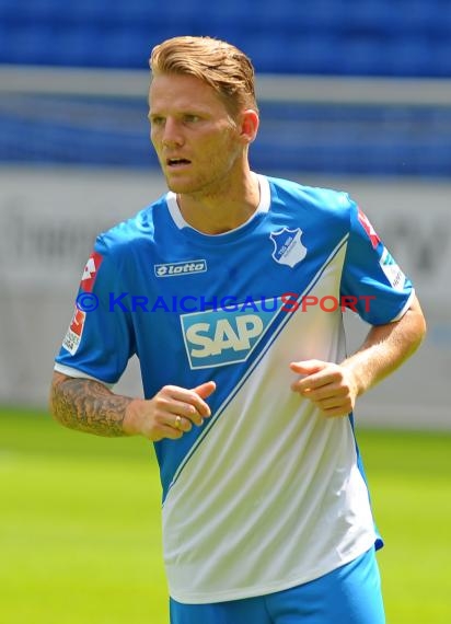 TSG 1899 Hoffenheim Pressekonferenz-Trikotvorstellung-Training in der Wirsol Rhein Neckar Arena Sinsheim 06.07.2014 (© Fotostand / Loerz)