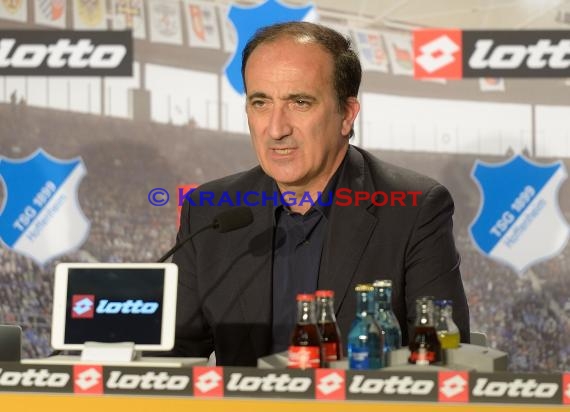 TSG 1899 Hoffenheim Pressekonferenz-Trikotvorstellung-Training in der Wirsol Rhein Neckar Arena Sinsheim 06.07.2014 (© Fotostand / Loerz)