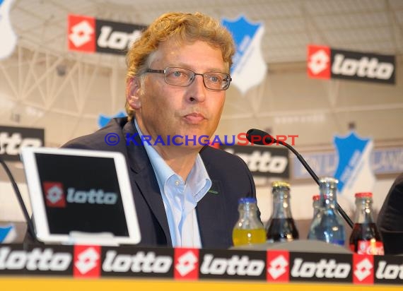 TSG 1899 Hoffenheim Pressekonferenz-Trikotvorstellung-Training in der Wirsol Rhein Neckar Arena Sinsheim 06.07.2014 (© Fotostand / Loerz)