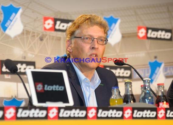 TSG 1899 Hoffenheim Pressekonferenz-Trikotvorstellung-Training in der Wirsol Rhein Neckar Arena Sinsheim 06.07.2014 (© Fotostand / Loerz)