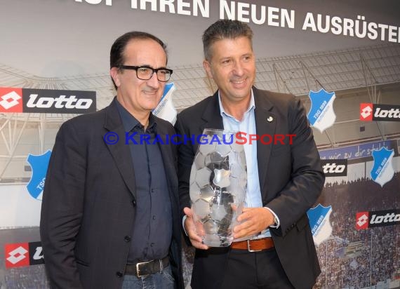 TSG 1899 Hoffenheim Pressekonferenz-Trikotvorstellung-Training in der Wirsol Rhein Neckar Arena Sinsheim 06.07.2014 (© Fotostand / Loerz)