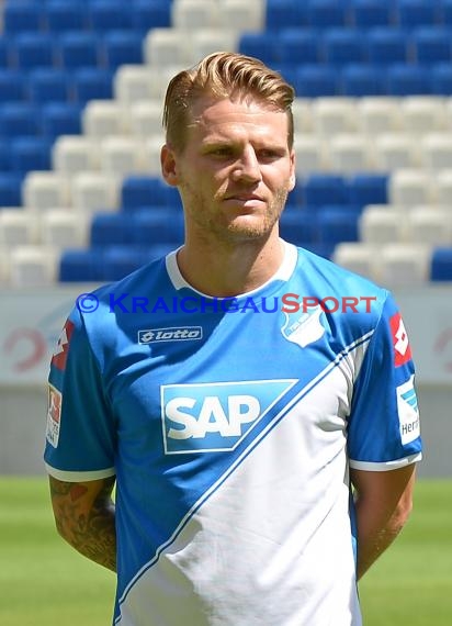 TSG 1899 Hoffenheim Pressekonferenz-Trikotvorstellung-Training in der Wirsol Rhein Neckar Arena Sinsheim 06.07.2014 (© Fotostand / Loerz)