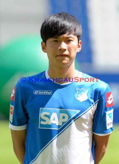 TSG 1899 Hoffenheim Pressekonferenz-Trikotvorstellung-Training in der Wirsol Rhein Neckar Arena Sinsheim 06.07.2014 (© Fotostand / Loerz)