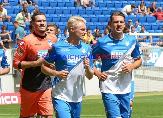 TSG 1899 Hoffenheim Pressekonferenz-Trikotvorstellung-Training in der Wirsol Rhein Neckar Arena Sinsheim 06.07.2014 (© Fotostand / Loerz)