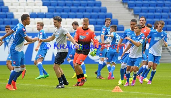 TSG 1899 Hoffenheim Pressekonferenz-Trikotvorstellung-Training in der Wirsol Rhein Neckar Arena Sinsheim 06.07.2014 (© Fotostand / Loerz)