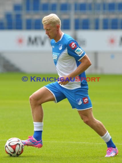 TSG 1899 Hoffenheim Pressekonferenz-Trikotvorstellung-Training in der Wirsol Rhein Neckar Arena Sinsheim 06.07.2014 (© Fotostand / Loerz)