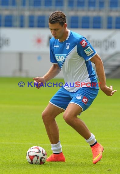 TSG 1899 Hoffenheim Pressekonferenz-Trikotvorstellung-Training in der Wirsol Rhein Neckar Arena Sinsheim 06.07.2014 (© Fotostand / Loerz)