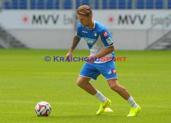 TSG 1899 Hoffenheim Pressekonferenz-Trikotvorstellung-Training in der Wirsol Rhein Neckar Arena Sinsheim 06.07.2014 (© Fotostand / Loerz)